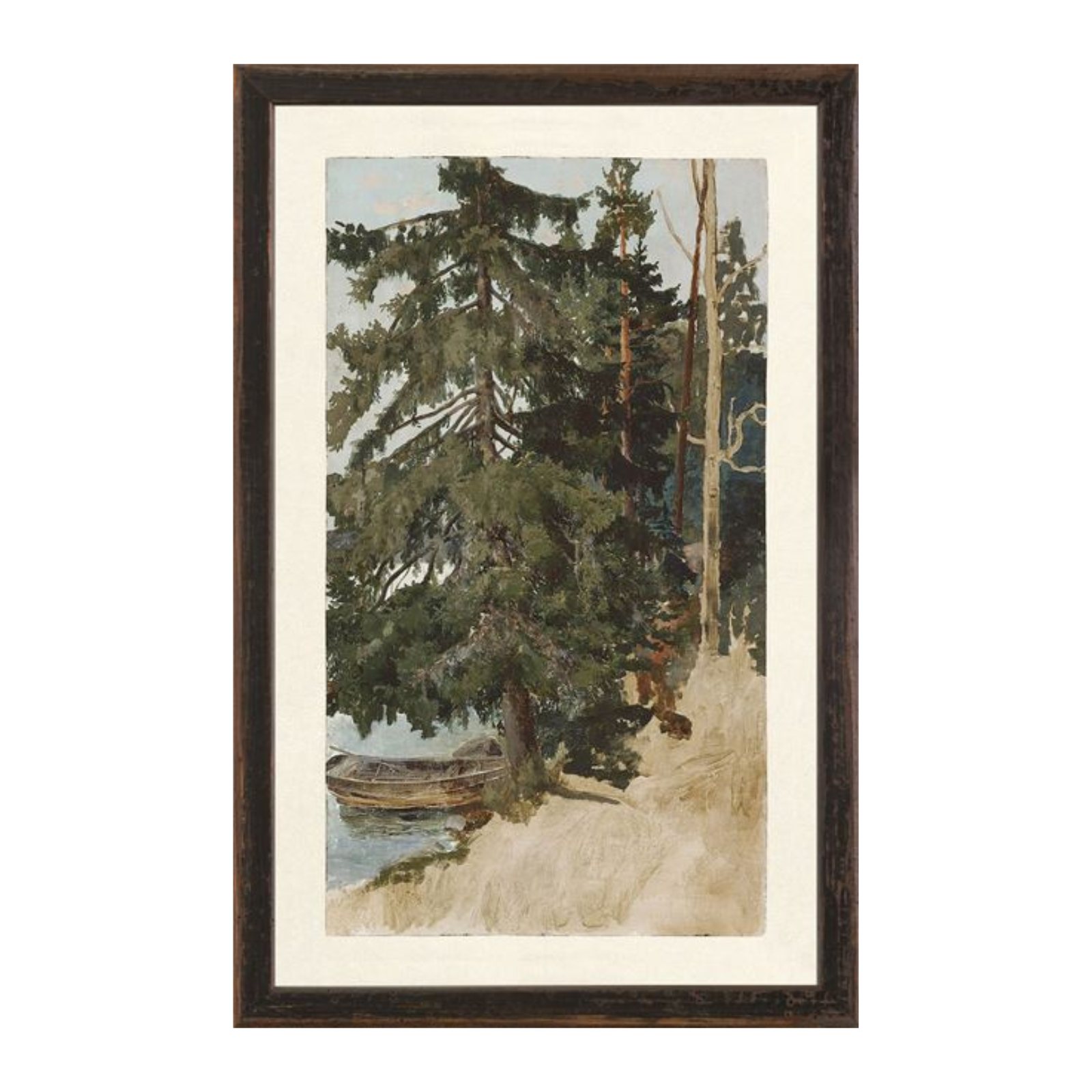"Vintage Trees" Framed Art Print - Rug & Weave
