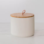 Ceramic Vanilla Canister with Lid - Rug & Weave