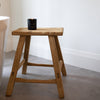 Walter Reclaimed Elm Wood Accent Table/Stool - Rug & Weave